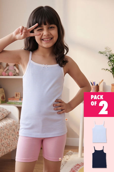 Zivame Girls Camisoles (Pack of 2) - Multicolor Buy Zivame Girls Camisoles (Pack of 2) - Multicolor